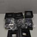 Dynaming 6 Pack Solar Post Cap Lights Outdoor, Fence Post Solar Lights Fit for 4x4 5x5 6x6 Vinyl/Wooden Posts, High Brightness Warm White SMD LED Lighting Decor for Garden Deck Patio (Black)