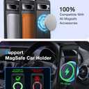 [NO.1 Magnetic] for Google Pixel 8 Pro Case with MagSafe [Military Grade Drop Tested][Translucent Matte][Anti-Fingerprint]Slim Case Soft Silicone Bumper for Google Pixel 8 Pro Phone Case,Black