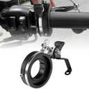 GUAIMI Cruise Control Motorcycle Throttle Assist Lock for Harley 1990-Newer Cable Throttle with OEM Grips or Aftermarket Grips with Minimum 1 1/8" to Maximum 1 3/4" Outside Grip Diameter (Black)