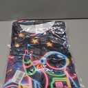 Boys Girls 3D Graphic Tees Unisex Short Sleeve T Shirt Novelty Neon Shirts for Boys 5-14 Years (Black)