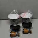 FEMILA Wall Sconces Set of 2, 1-Light Matte Black Bathroom Light Fixtures, Modern Single Vanity Light Wall Lamp with Hammered Metal Shade, 4FG59B-2 BK (6", 2 pack)