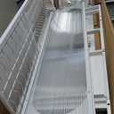 Dish Drying Rack, Multifunctional Over Sink Dish Drying Rack w/Basket & Hooks, Large Capacity Kitchen Dish Drying Rack for Sink Less Than 28.35" (White)