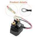 WATERWICH Starter Solenoid Relay Compatible with Mercury Mariner Outboard Engine 8HP 9.9HP 25HP 30HP Replacement for 853809001 881352T 8M0098898