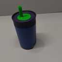 Owala Kids Insulation Stainless Steel Tumbler with Spill Resistant Flexible Straw, Easy to Clean, Kids Water Bottle, Great for Travel, Dishwasher Safe, 12 Oz, Navy and Blue (Home Base)