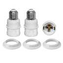 E26 to E26 Socket Extender,TWDRTDD E27/E26 to E27/E26 Lamp Holder Adapter (3Pack)