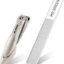 MR.GREEN Baby Safety Nail Clippers Nail Care Clippers Fingernail Cutter Newborn Baby Convenient Nail File Manicure Tools (Baby Nail Clipper+Nano Glass File)