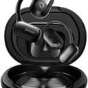 Picun True Wireless Open Ear Headphones, 5.4 Bluetooth, Ultra Comfort Secure Fit, Sport Earbuds with 80H Playtime, IPX5 Waterproof Sweatproof, Dual Mic Clear Call, Wireless Earbuds for Running Workout