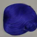 YOUNIGA Blue Bob Wig With Bangs 12 Inch Royal Blue Wig Short Synthetic Fiber Bob Wigs for Women Short Bob Wigs and Halloween Cosplay Wig for Daily Life Colorful Wigs With One Cap (Blue)