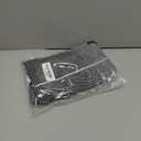 Madamelique Turkish Beach Towel with Beach Bag - 39 x 74 - Prewashed Beach Towels Oversized -%100Cotton - Quick Dry - Sand Free - Hand Loomed Turkish Bath Towels - Unique Towel (Black)