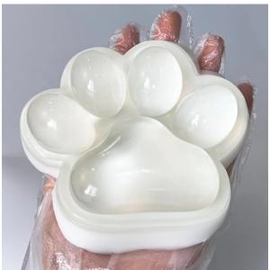 Handmade Large Cat Paw Squishies for Relaxation, 5-inch Transparent Squishies Paw for Adults