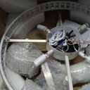 20“ Crystal Chandelier Ceiling Fan with Lights, (Retro White)