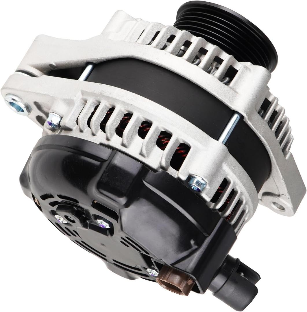 130 Amp New Alternator Replacement V6 3.5L Fit for Honda Accord 2008-2012 (2011-2012 only fit J35Z3), for Accord Crosstour 2010, Replace# AND0483 104210-5890 11392 400-52270R