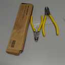 6-In and 5-In 2 PCS Ultra Sharp Compact Wire Cutters with Long Flat Nose Pliers Ideal for Cutting Crafts, Flowers, Plastics, Appliances and Any Clean Cutting Needs Powerful Wire Cutter