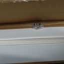 Door Draft Stopper, 36 Length Cuttable Weather Stripping Door Seal, Strong Adhesive Door Sweep for Exterior and Interior Doors (1, White)