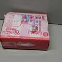 Doll House for Girls, DIY Dream Dollhouse with Furniture and Rooms Accessories, Miniature Pretend Playhouse with Lights, Building Princess House Dolls Playset Figures Toys Kit Gift for Ages 3+