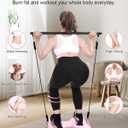 Waist Twist Machine Exercise,Ab Twist Board with Pilates Bar & Resistance Bands,Noiseless Ab Workout Machine For Women&Men Burn Fat,330 Lbs Capacity Fitness Exercise Equipment For Home.