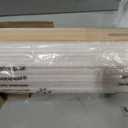 LazBlinds Cordless Bamboo Roman Shades, 28x64, Alpine Ivory