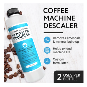Impresa Descaler Solution and Cleaning Kit Bundle Pack - Includes 1 Bottle of 8 oz Coffee Descaler