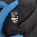 Fruit of the Loom Thermal Long Sleeve,Men's Thermal Waffle Crew Top,Black,  Size S