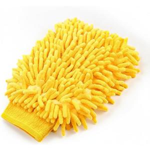 Premium Waterproof Microfiber Car Wash Mitt – Scratch-Free Cleaning Glove with Lint-Free Chenille for Car, Truck, SUV, Motorcycle, Wheels – 9.84 x 7.87 inch – Reusable and Durable Wash Glove