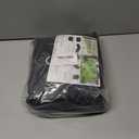 UIRWAY Fire Pit Cover 44 Inch Round, Waterproof Outdoor Fire Pit Cover, 600D Heavy Duty Oxford Fabric Firepit Cover with PVC Coating, Strong Tear & Windproof Patio Fire Pit Table Cover, Black