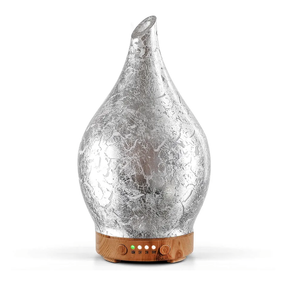 Porseme Essential Oil Diffuser Glass Aromatherapy Ultrasonic Humidifier, Air Refresh Auto Shut-Off, Timer Setting, BPA Free for Home Hotel Yoga Leisure SPA Gift 150ml Last 6H
