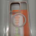 TORRAS for iPhone 16 Pro Case Translucent Matte Back/Desert Titanium Edge | Compatible with MagSafe, Military Grade Drop Protection, Stronger Magnetic, Shockproof Airbag, Color Button, Slim