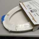 KOHLER 20110-96 Brevia, Slow Close Toilet Seat, Elongated Toilet Seat, Grip-Tight Bumpers Quick-Attach Hardware, Biscuit