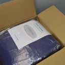 POOLHACKER Winter Pool Cover 15FT/18FT/21FT/24FT - 18 Foot Round Pool Cover, 4 Foot Overlap Extra Thick 420D Round Above Ground Pool Cover with Winch and Cable (Blue)