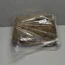 DSLEAF Tactical Pistol Range Bag for 5 Handguns, Shooting Gun Duffle Bag with 9X Magazine Slots for Hunting and Range Outdoor Activities (Khaki)