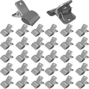 Stainless Steel Garden Clips, Extra Wide Strong Fixing Greenhouse Clips For Pvc Pipes, Garden Hoops. For Fixing Plant Cover, Shade Cloth, Greenhouse Plastic Sheeting, Garden Netting, Etc.