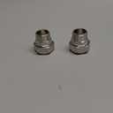 2 PCS 3/4'' x 3/4'' Straight Air Line Fittings for 3/4 Inch Shop Air Line Kit, Air Tubing Fittings for Compressed Air Line Piping System Kit