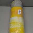 Arttown Gray Yellow Anti-Fatigue Kitchen Rug Set of 2 Office Contemporary Abstract Cushioned Floor Standing Mat Waterproof Non-Slip Kitchen Mat and PVC Ergonomic Comfort Foam Rug (17.3 x 47 inch + 17.3 x 29 in)