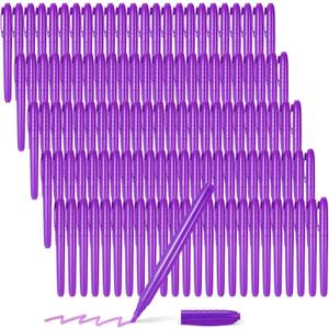 Fuutreo 180 Pcs Highlighters Bulk Bright Color Highlighter Dry Quickly Safe Chisel Tip Highlighter Marker for Adults Kids Home School Office (Purple)