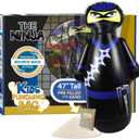 INFLATABLE DUDES Ninja Toy 47 Inches -Kids Punching Bag | Already Filled with Sand| Bop Bag | Inflatable Bopper | Boxing | Ninja Birthday Party | Party Decorations | Punching Bag for Kids- (Nobi)