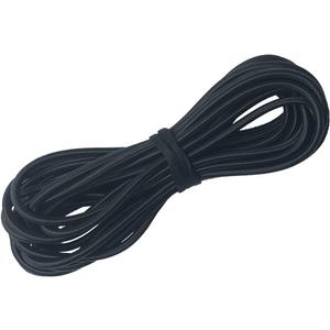 1/4" x 25' Elastic Bungee Cord Kayak Stretch String Rope Black Shock Cords