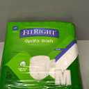 FitRight Ultra Adult Diapers, Disposable Incontinence Briefs, Leak-Proof Diaper, Absorbent Briefs For Men and Women, Maximum Protection, Medium, 32  44 in, 20 briefs per bag