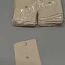 NBEADS 10 Pcs Velvet Jewelry Pouches with Snap Button, 3.94x3.94x0.39 Inch Small Jewelry Gift Bags Velvet Present Bags Jewelry Storage Bag for Ring Necklace Earring Bracelet, PapayaWhip