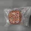 Square Earbud Case Headphone Organizer Ear Bud Case Portable EVA Carrying Box Storage Bag with Carabiner for AirPods Beats Bose Galaxy Buds 3 Data Cable Storage (Pink Leopard)