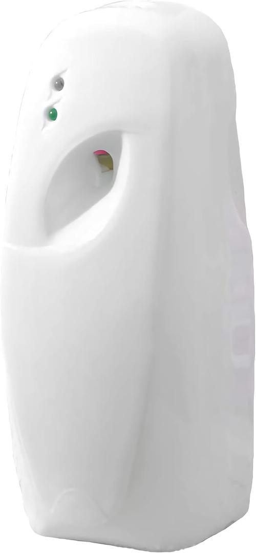 Automatic Air Freshener Dispenser, Home indoor Wall-mounted Automatic Adjustable Fragrance Aerosol Sprayer for Bathroom, Hotel, Office and Public Area,White,Air Freshener Spray Refill not included (1 PACK)