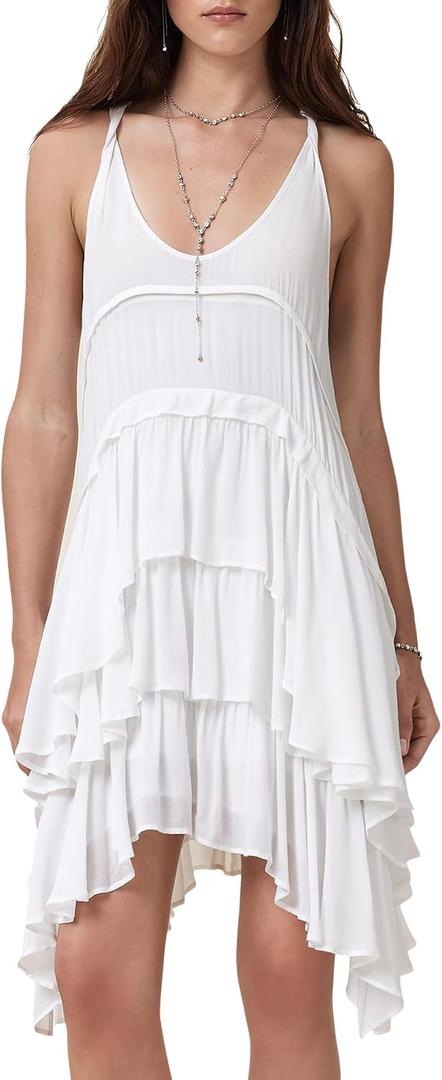 AllSaints Women's Cavarly Mini Dress, Size: 4  (White, S), 
Item Length Description	Mini
Special Size Type	Standard