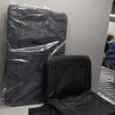 Stadium Seats with Back Support - 2.6''Thick Padded Bleacher Seat,6 Reclining Positions, Foldable Armrests, 3 Pockets, Steel Bleacher Hooks,Portable Strap for Sport Events, Beaches [2 PCS]