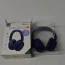 iLive Electronics Active Noise Cancellation Bluetooth Headphones, Adjustable Headband, Includes 3.5mm Audio Cable, Blue (IAHN40IND)