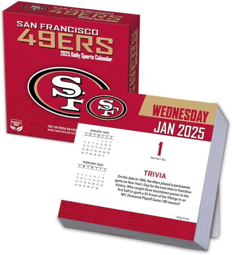 Turner Sports San Francisco 49ers 2025 Box Calendar (25998053055)