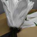 8 Pcs 5 ft Large Daisy Flowers Giant Artificial White Daisy