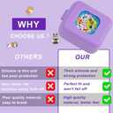 2 x YouKnow Silicone Case for Bitzee Magicals Interactive Toy Digital Pet and Case, Protective Skin Sleeve for Bitzee Virtual Electronic Pets Accessories (Case Only) (Purple)