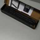 RV Thin Pleated Shade Replacement Compatible with Lippert Prepped Entry Doors/Thin Shade Ready Lippert Entry Door,12 x 21 RV Window Blinds for Camper Travel Trailers (Black)