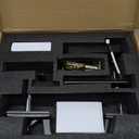 Fingerprint Door Lock with Handle Sets, BEBASIA Keyless Entry Door Lock, Bluetooth Front Handle Set, Smart Deadbolt, Electronic Keypad Digital Lock with Handle, Black