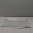10 x 14 Inch Rectangle Bent Clear Glass Plate 1/8 thick- Rectangle Glass Plate for Decoupage, Glass Supplies Craft, Decorate Clear Glass Tray, set of 3