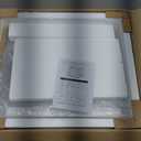 YBSVO 3 Tray Commercial Countertop Bakery Display Case with Rear Doors - 21" x 17 3/4" x 16 1/2"